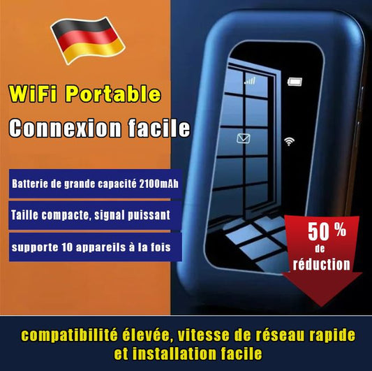 wifi Portable sans Fils 4G/5G avec battery 2100 mAh